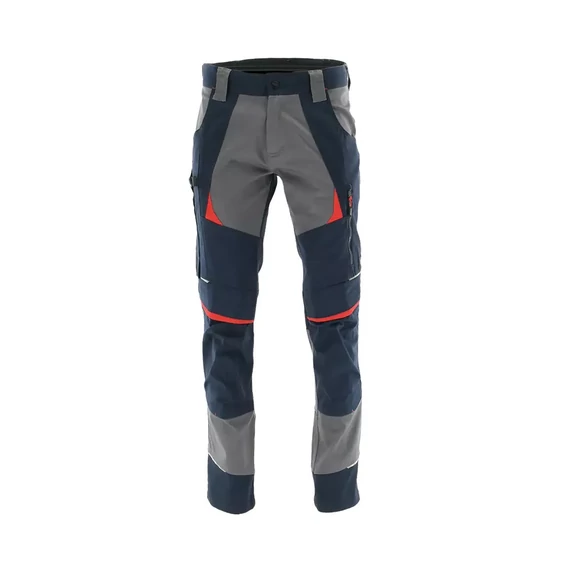 Sara Cottonflex deréknadrág - navy kék - sötétszürke