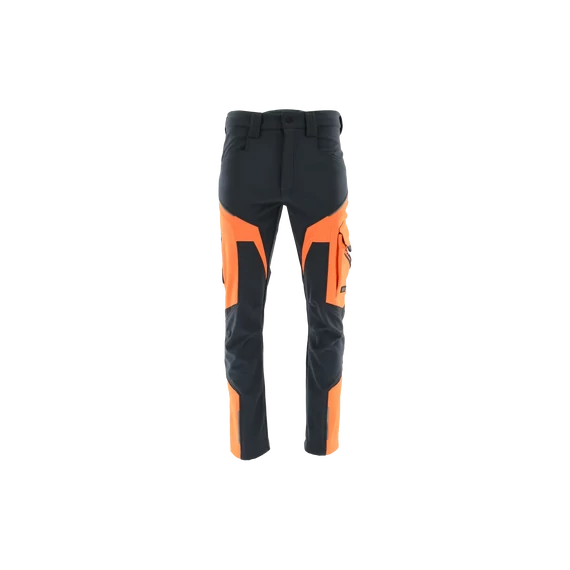 Sara Comfort Winter - Munkaruha Bélelt Softshell Deréknadrág sötétszürke/narancs - Berb Szerszám