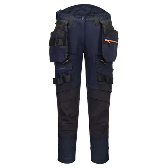 Portwest DX452 levehető lengőzsebes női nadrág navy