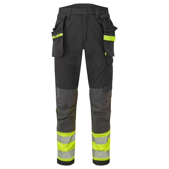 Portwest EV442 Hi-Vis Stretch Class 1 Holster lengőzsebes nadrág fekete