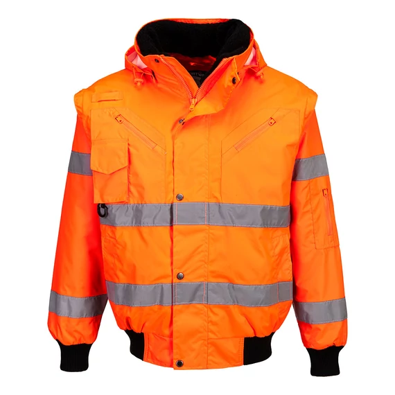 Portwest C467 Munkaruha Hi-Vis 3 az 1-ben láthatósági bomber dzseki - Berb Szerszám