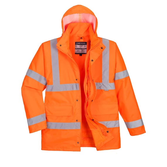 Portwest S468 Hi-Vis 4 az 1-ben traffic láthatósági kabát narancs - Berb Szerszám