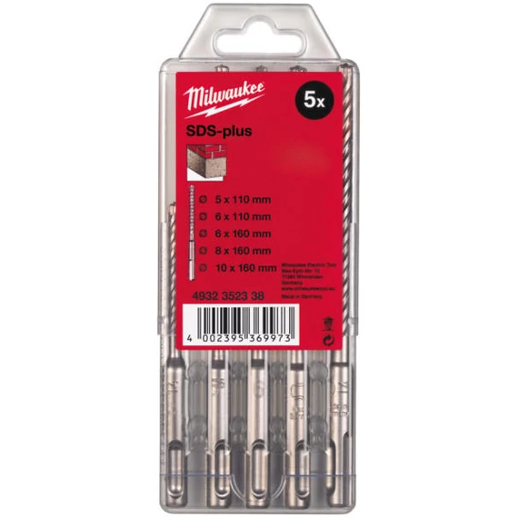 Milwaukee fúró készlet 5részes sds 4932352338