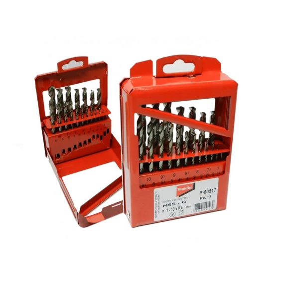 Makita HSS-G fémfúró készlet 1,0-10mm (19db-os)