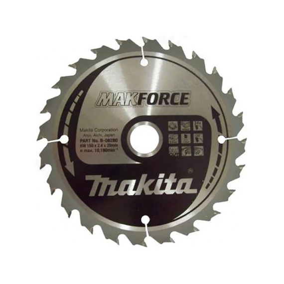 Makita Körfűrészlap Makforce 150x20mm Z24