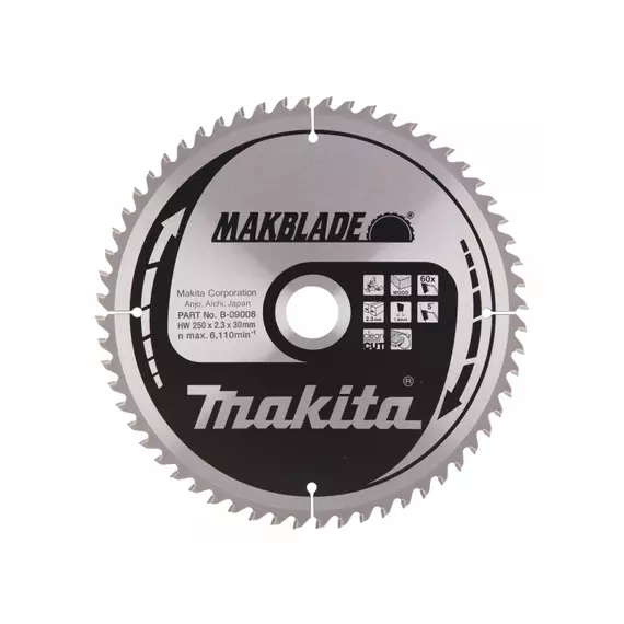 Makita Körfűrészlap Makblade 250/30mm Z60