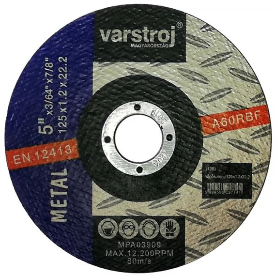 Varstroj Vágókorong 125x1.2x22.2 