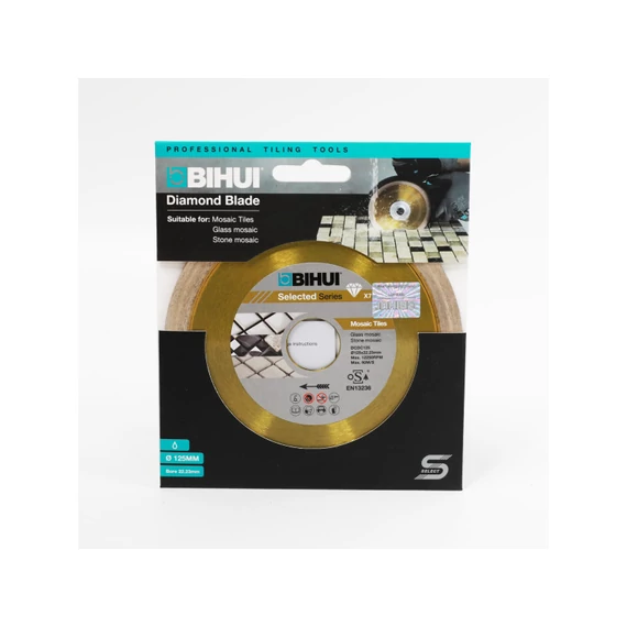 BIHUI Gyémánttárcsa csempéhez kerámiához 10/125/1,2 mm - Berb Szerszám