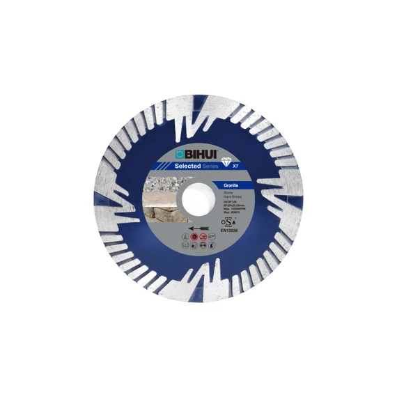 BIHUI Gyémánttárcsa gránithoz, márványhoz 12/125/2,4 mm - Berb Szerszám
