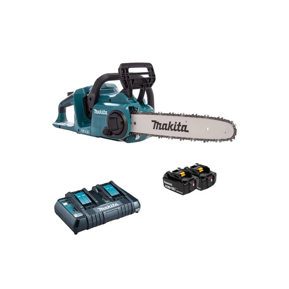 Makita DUC353PG2 2x18V LXT Li-ion BL láncfűrész 35cm, 3/8, 1,1mm 2x6,0Ah + DT