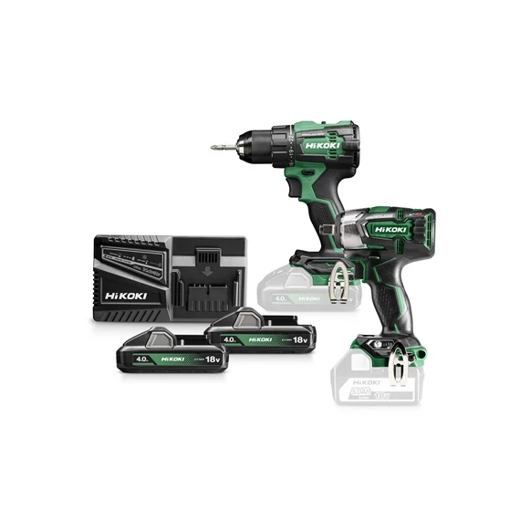 Hikoki KC18DE-WFZ akkus gépszett DS18DE+WR18DBDL2 2x4.0Ah