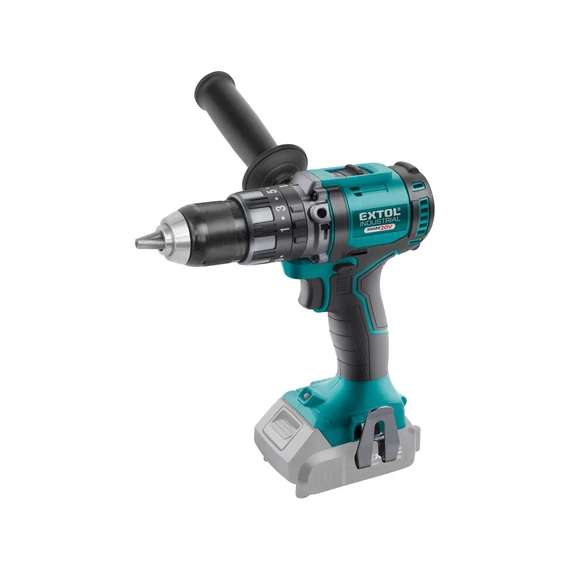 Extol Industrial akkus ütvefúró és csavarozó, Share20V, 20V, Li-ion; 80Nm, AKKU és TÖLTŐ NÉLKÜL