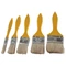 Extol Craft ecset készlet, 5db, fanyelű; 0,5&quot;,1&quot;,1,5&quot;,2&quot;,2,5&quot;, vastagság: 1cm