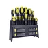 Kép 1/2 - Extol Craft csavarhúzó készlet 49 db, CrV, mágneses, 4db lapos + 4 db PH + 8 db órás csavarhúzó + BIT-ek, műa. tartóállvány, bliszteren