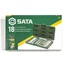 Kép 2/2 - SATA torx dugókulcs készlet 1/4"-1/2" 18 részes