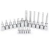Kép 2/6 - SATA imbusz dugókulcs készlet 1/4"-1/2" 18 részes (3-12 mm)