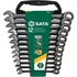 Kép 1/2 - SATA racsnis csillag-villáskulcs készlet 8-19 mm 12 részes Black Edition