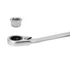 Kép 3/5 - Extol Premium racsnis csillag kulcs készlet 11db; cserélhető betétekkel: 8-19mm CrV. 72 foggal, 2 irányú forgás