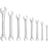 Kép 2/2 - Fortum villáskulcs készlet 8db 6-24mm, 61CrV5, mattkróm