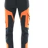 Kép 6/6 - Sara Comfort Winter - Munkaruha Bélelt Softshell Deréknadrág sötétszürke/narancs; oldalzseb - Berb Szerszám
