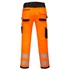 Kép 2/5 - Portwest PW303 PW3 Munkaruha Hi-Vis könnyű láthatósági stretch nadrág narancs; hátulról - Berb Szerszám
