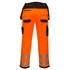 Kép 2/5 - Portwest PW306 PW3 Munkaruha Hi-Vis Stretch Holster láthatósági nadrág narancs; hátulról - Berb Szerszám