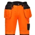 Kép 3/5 - Portwest PW306 PW3 Munkaruha Hi-Vis Stretch Holster láthatósági nadrág narancs; első zsebek - Berb Szerszám