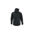 Kép 2/6 - Sara Comfort Winter bélelt softshell hosszú kabát fekete - szürke; hátulról - Berb Szerszám