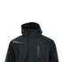 Kép 3/6 - Sara Comfort Winter bélelt softshell hosszú kabát fekete - szürke; gallér - Berb Szerszám