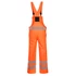 Kép 2/4 - Portwest S388 Munkaruha Hi-Vis láthatósági mellesnadrág - bélés nélkül, narancs; hátulról - Berb Szerszám