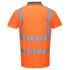 Kép 2/4 - Portwest RT22 Hi-Vis láthatósági pólóing narancs; hátulról - Berb Szerszám