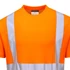 Kép 3/4 - Portwest S170 Cotton Comfort rövid ujjú láthatósági póló, narancs; nyak - Berb Szerszám